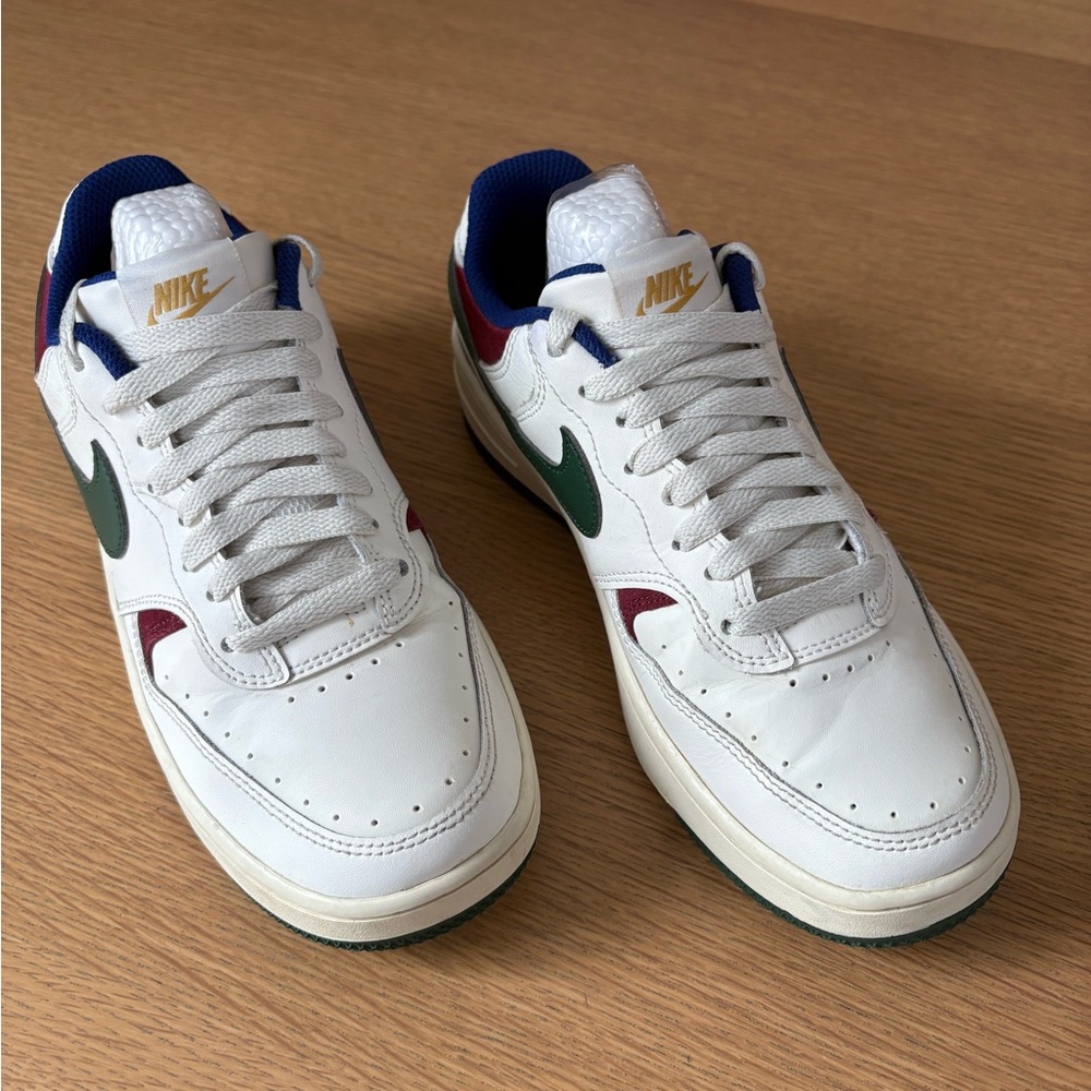 Nike Gamma Force Sneakers in Stone & Gold
